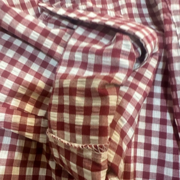 Kut from the Kloth Feena Textured Button Down Womens Shirt Size Medium NWOT - Picture 5 of 12